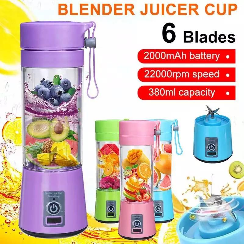 Portable 6-Blade Juicer Blender
