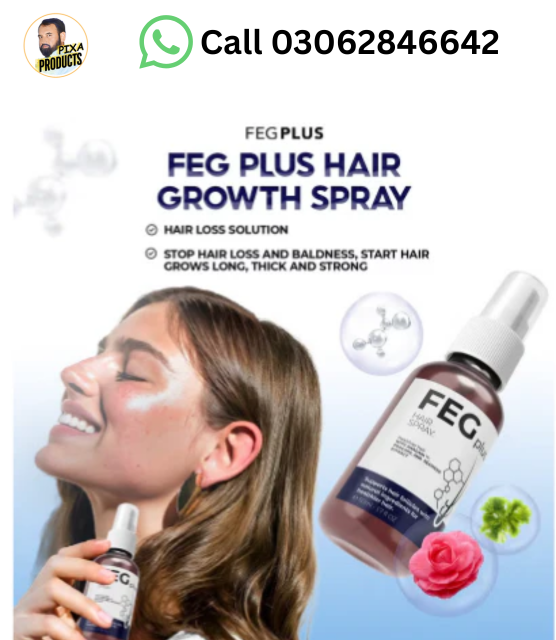 FEG Plus Spary Hair care spray that focuses on hair health and brings shiny, healthy hair